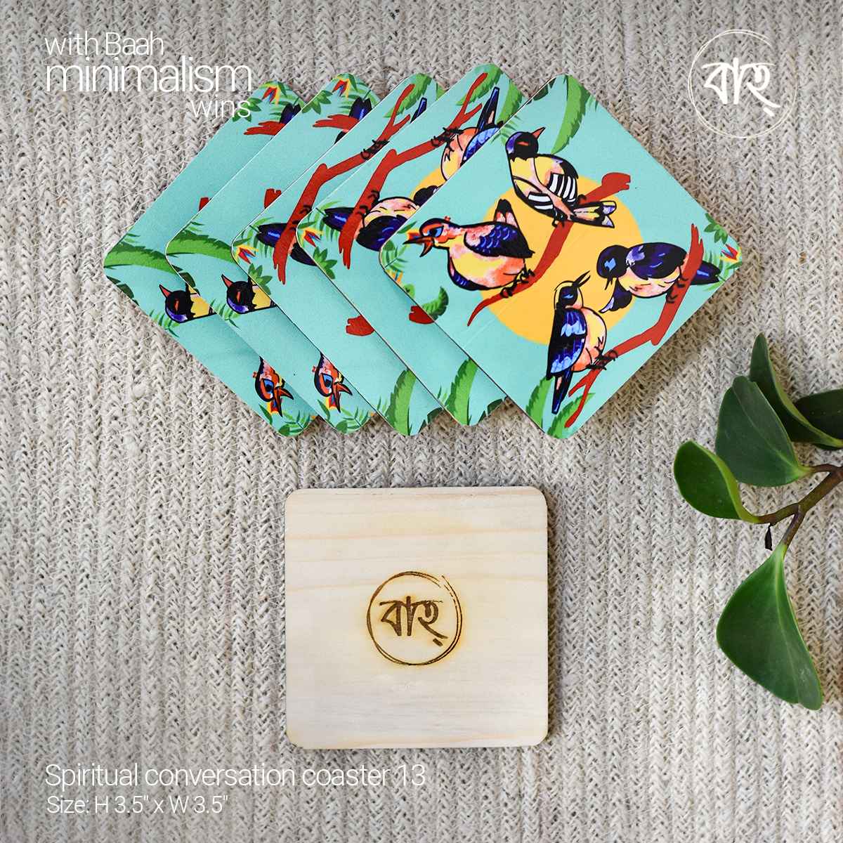 Spiritual Conversations Coasters-13 (Set of Six)