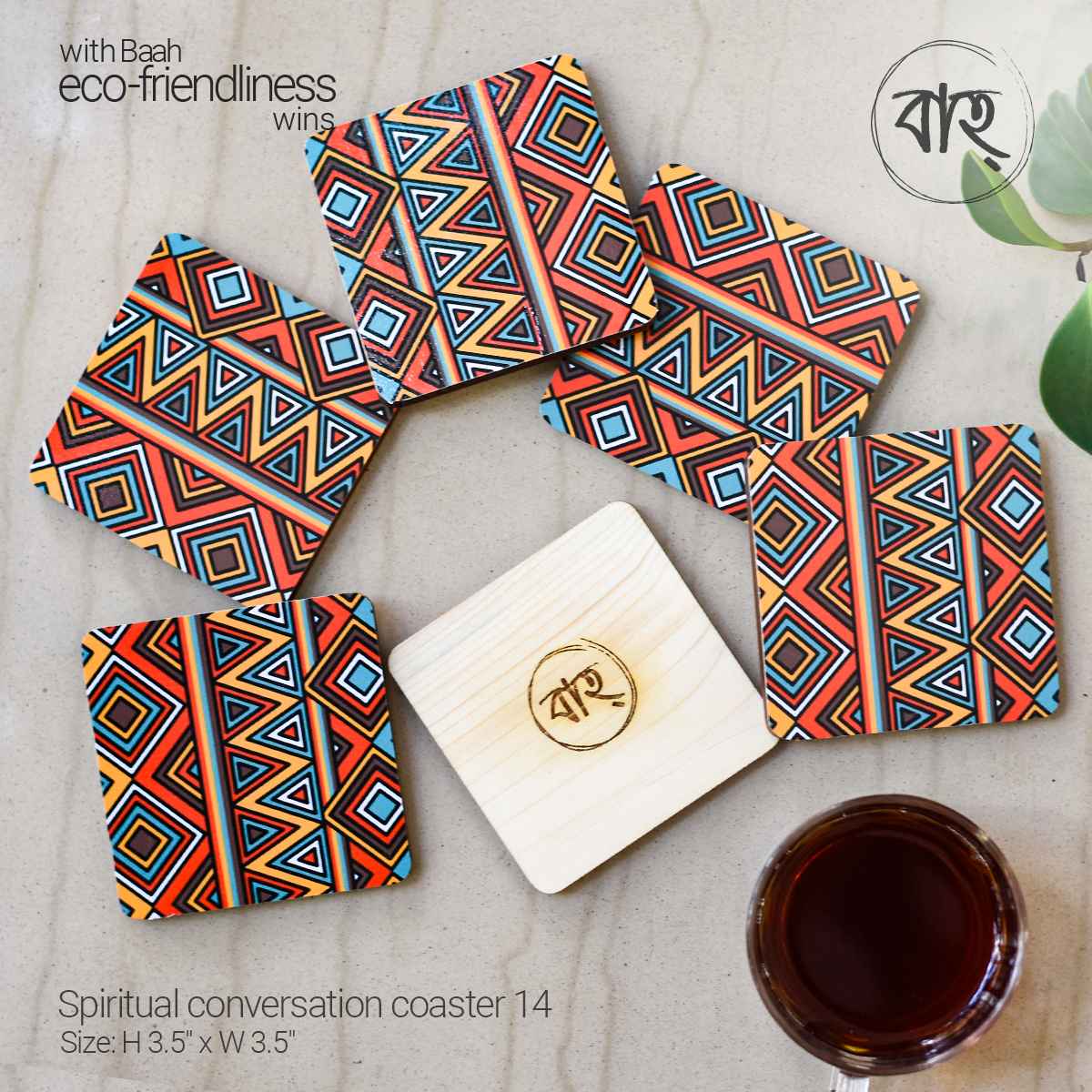 Spiritual Conversations Coasters-14 (Set of Six)