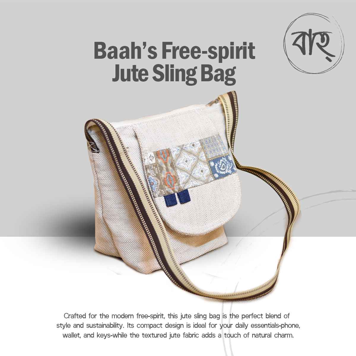 Baah's Free-spirit Jute Sling Bag