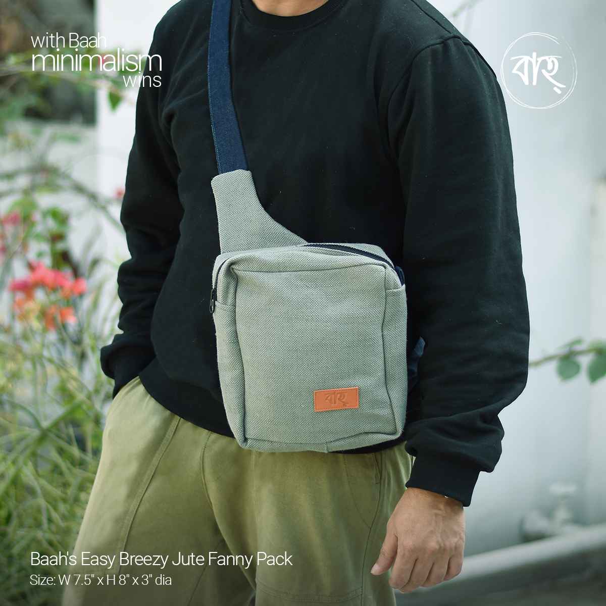 Baah's Easy Breezy Jute Fanny Pack