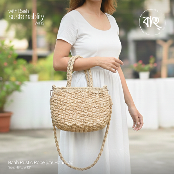 Baah Rustic Rope jute Handbag