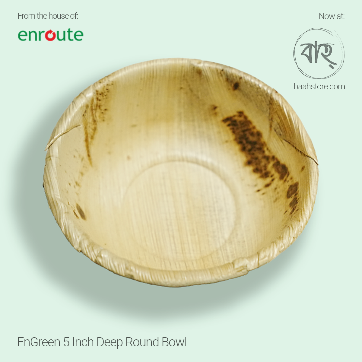 EnGreen 5 Inch Deep Round Bowl